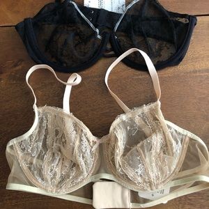 Wolford Cut Lace & Delicate Lace lingerie bras